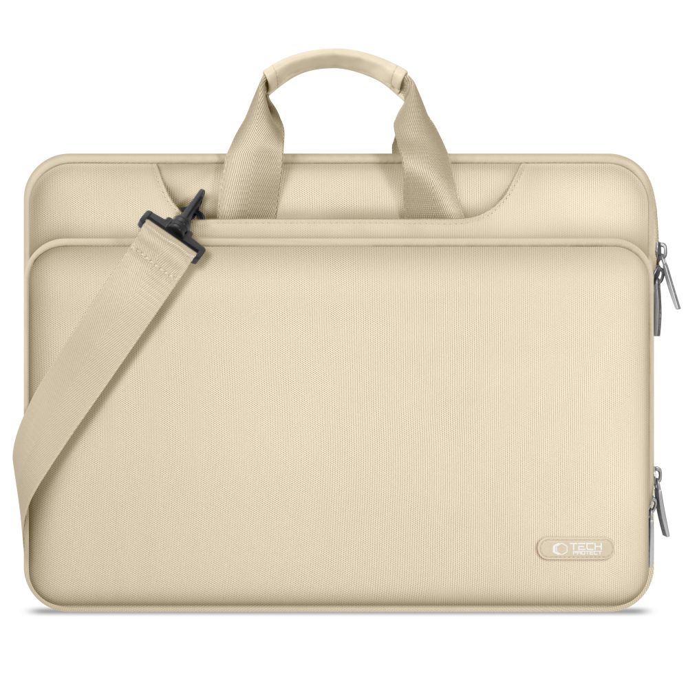 Tech-Protect Pocket 13-14 kannettavan tietokoneen laukku - Beige