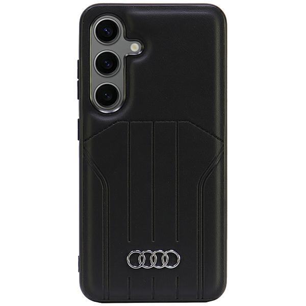 Audi Synthetic Leather MagSafe S24 S921 black/black hardcase AU-TPUPCMS24-Q5/D1-BK