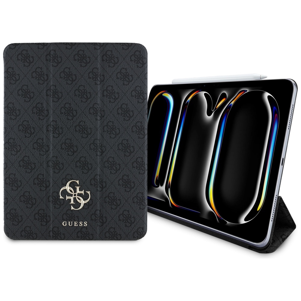 Guess GUFC11PM24PS4SGK iPad Pro 11" 2024 Musta/Musta Magneettinen 4G Big Logo