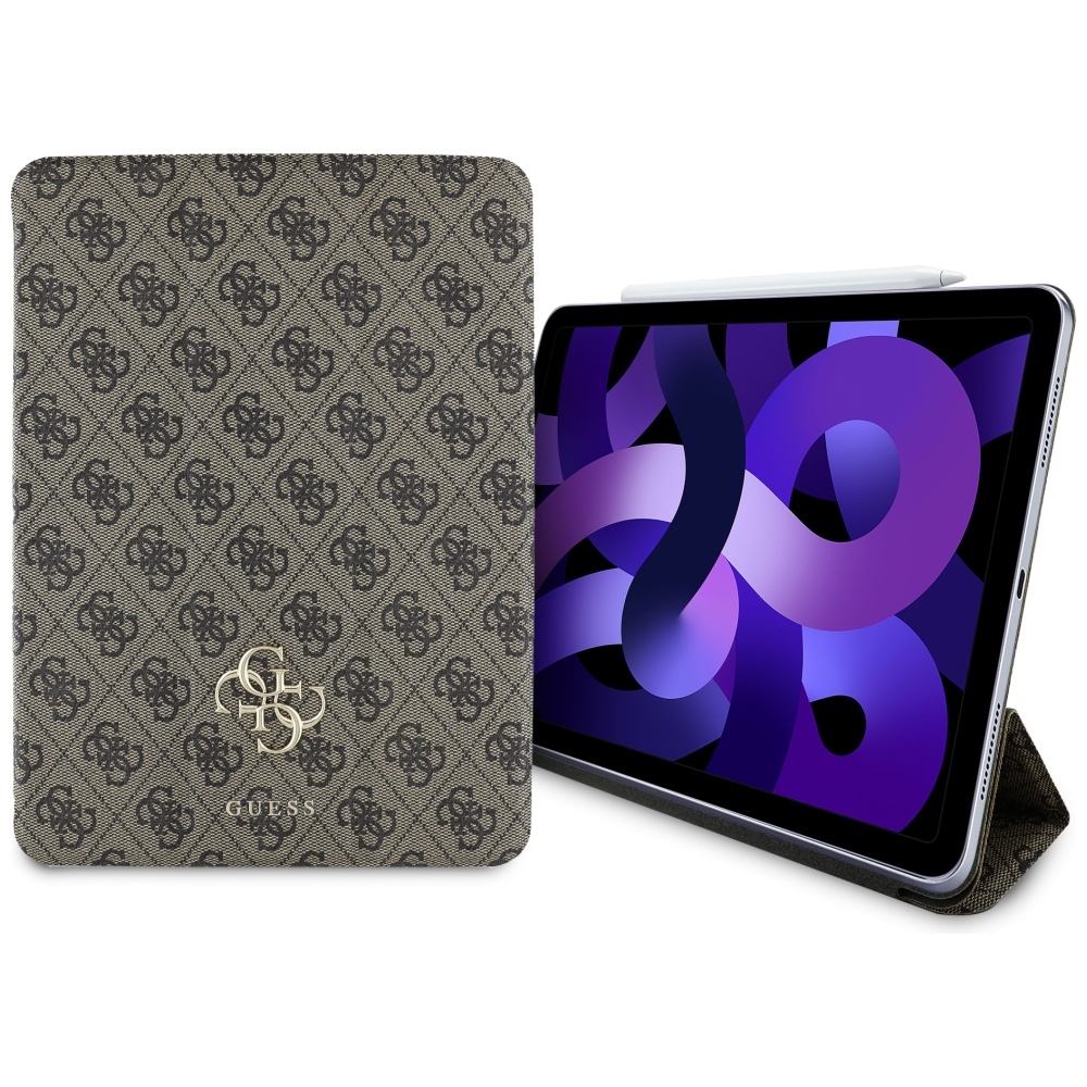 Guess GUFC11RM24PS4SGW iPad Air 11" 2024 Ruskea/Ruskea Magneettinen 4G Big Logo
