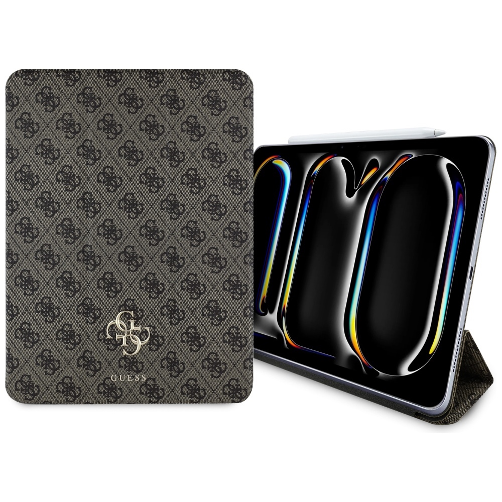 Guess GUFC13PM24PS4SGW iPad Pro 13" 2024 Ruskea Magneettinen 4G Big Logo