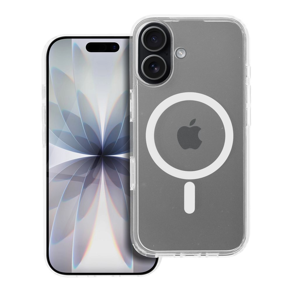 Läpinäkyvä Elite MAG COVER -kuori kellastumistoiminnolla, kameranohjauspainike ja MagSafe IPHONE 17 – läpinäkyvä