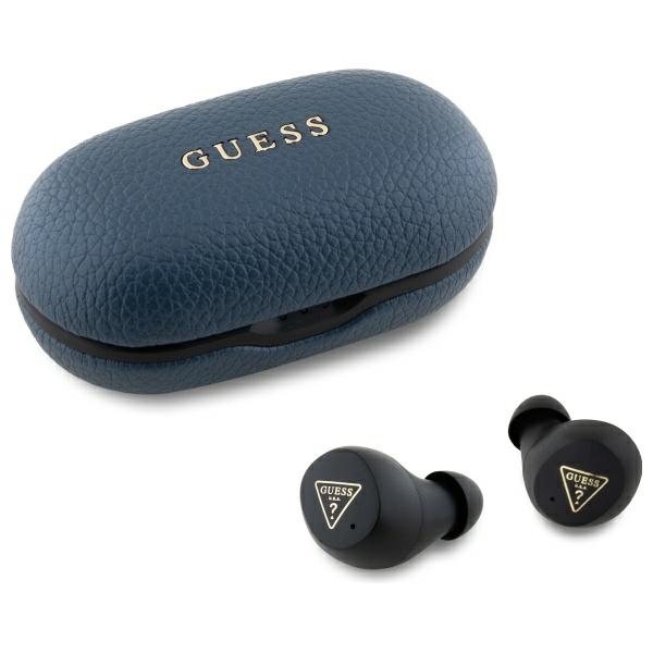 Guess Bluetooth kuulokkeet GUTWSPGTSPSB TWS + telakka-asema sininen/sininen Grained Classic Logo