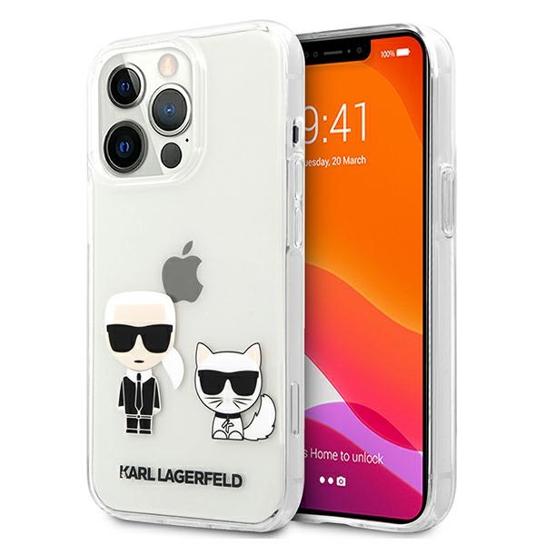 Karl Lagerfeld Karl & Choupette Suojakuori iPhone 13 Pro Max 6.7" - Läpinäkyvä