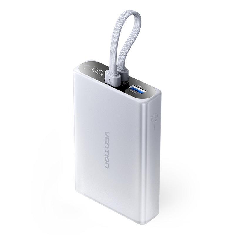 Vention FHZM0 varavirtalähde 10 000 mAh, 22,5 W, USB, harmaa