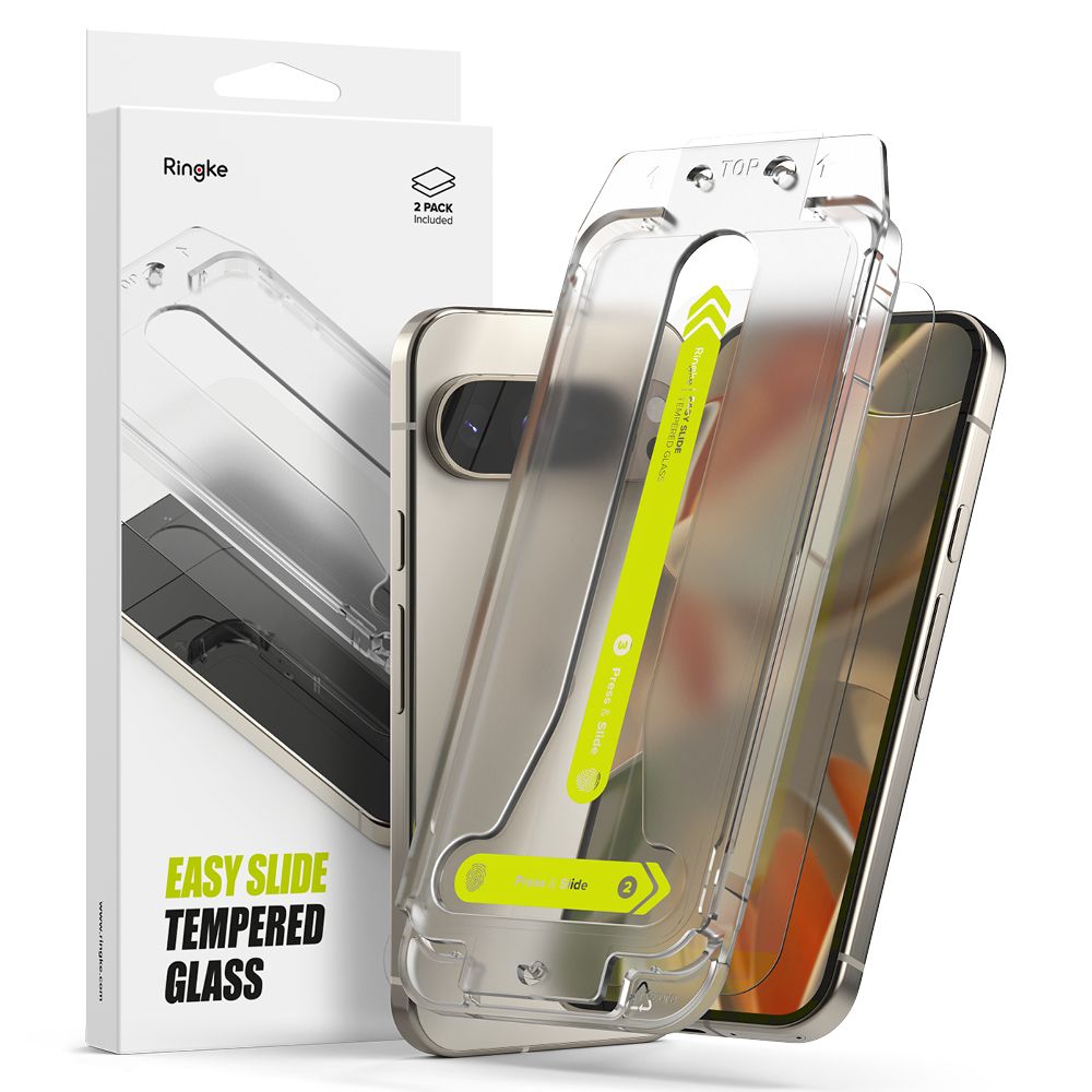 Ringke Easy Slide karkaistu lasi 2 kpl Google Pixel 9 Pro XL