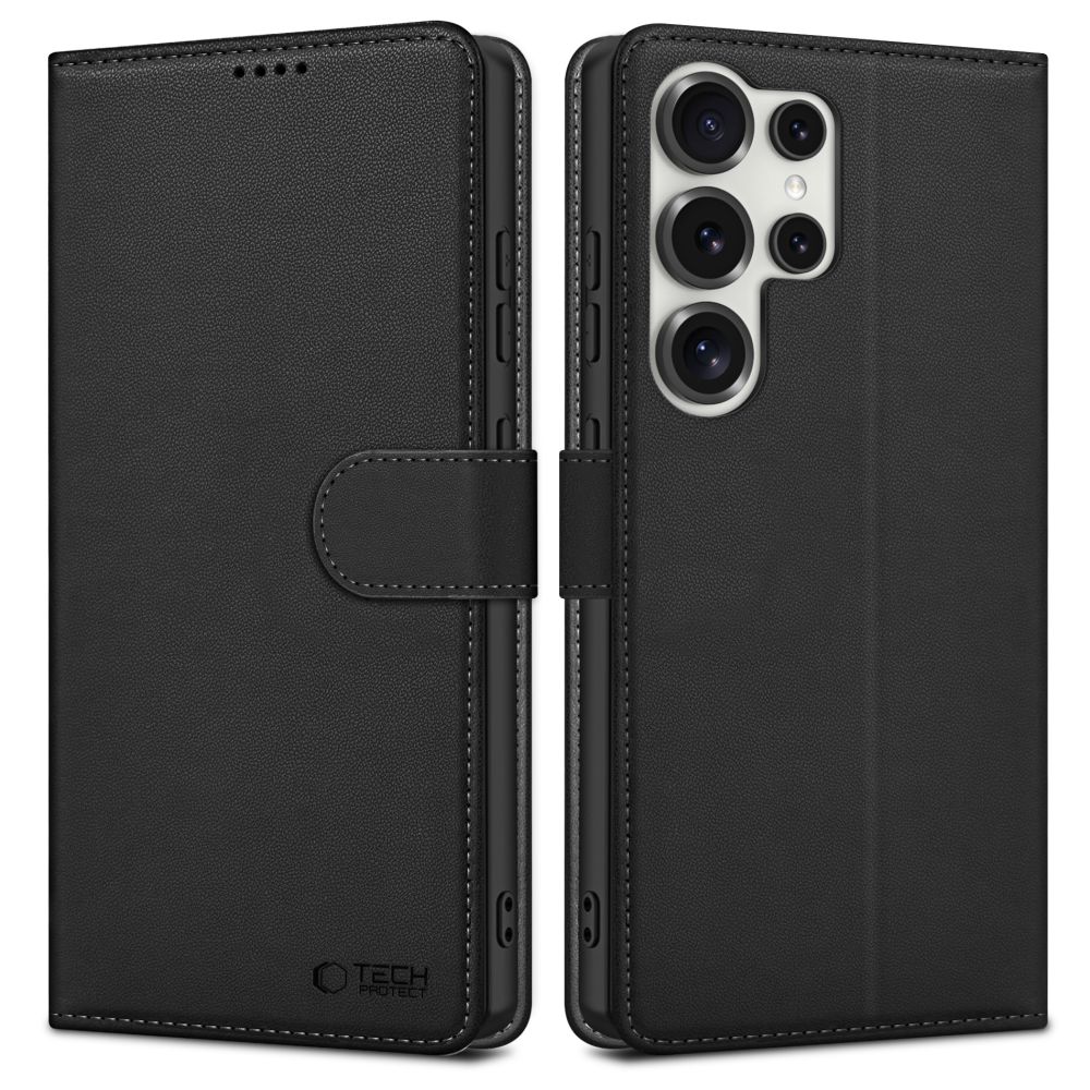 Tech-Protect Wallet Suojakuori Samsung Galaxy S25 Ultralle - Musta