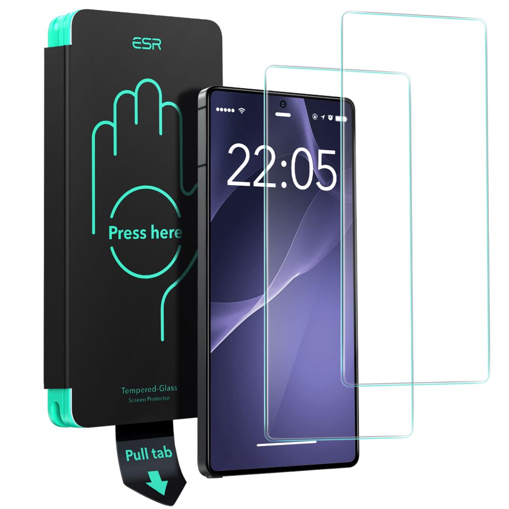 ESR Karkaistu lasi 2-Pack Samsung Galaxy S25 Ultralle - läpinäkyvä