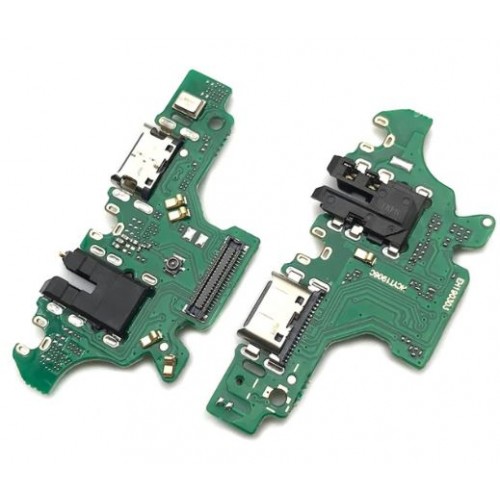 Latausliitin yhteensopiva Huawei P30 Liten kanssa flex-kaapelilla / hopea OEM