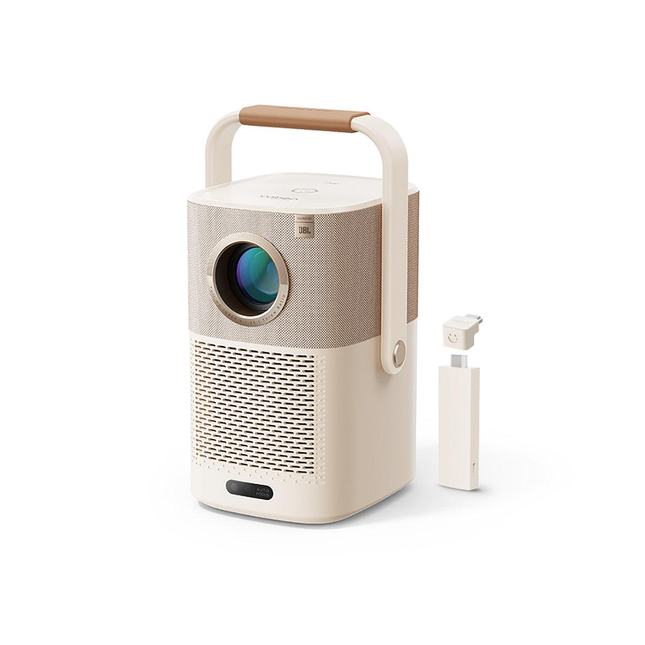 Yaber T2 Plus LCD FullHD 1080p Multimediaprojektori JBL Kaiuttimilla - Beige