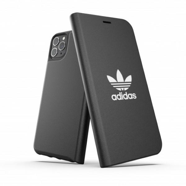 Adidas OR Booklet Case Basic iPhone 11 Pro Maxille - musta ja valkoinen