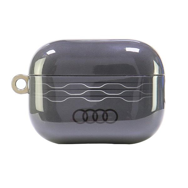 Audi IML Geometric Pattern AirPods Pro 2 Suojakuori - harmaa
