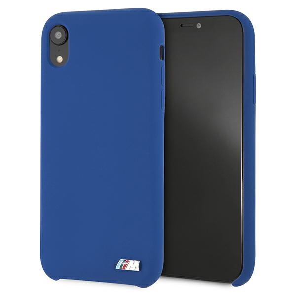 BMW Silicone M Collection iPhone Xr Suojakuori - sininen