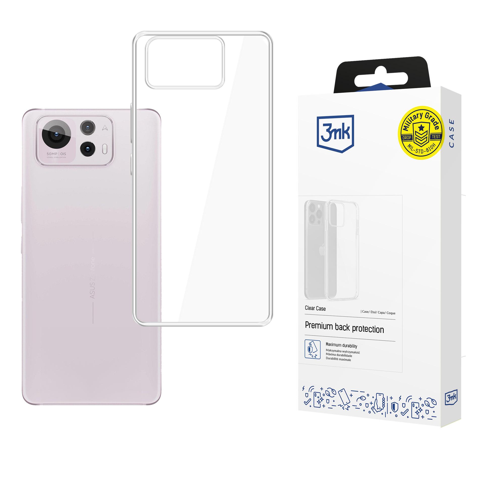 3mk Clear -suojakuori Asus Zenfone 12 Ultra - läpinäkyvä
