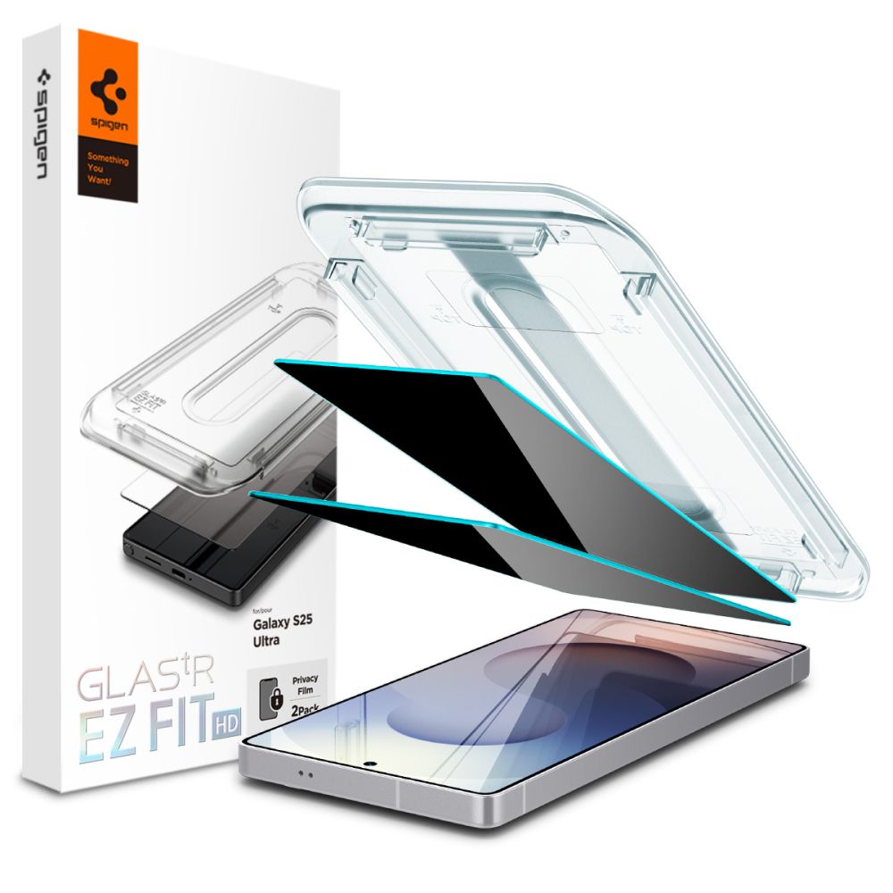 Spigen Glas.TR Ez Fit Privacy 2-pack Samsung Galaxy S25 Ultra:lle