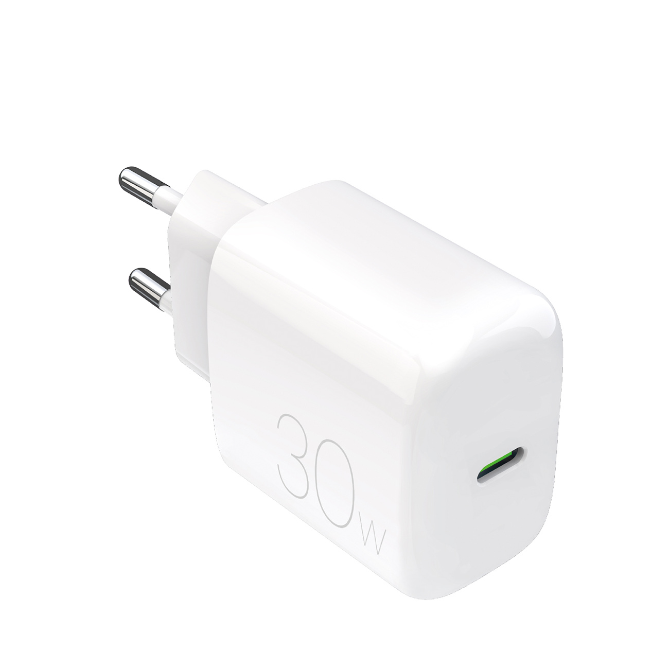 Puro PROLITE 30W USB-C seinälaturi - Valkoinen