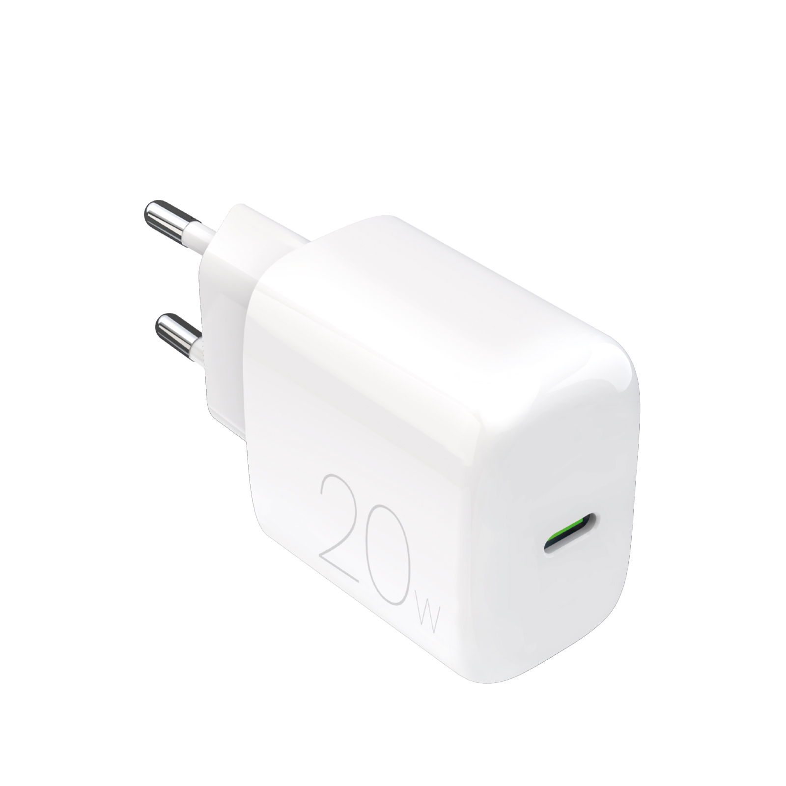 Puro Prolite 20W USB-C seinälaturi - valkoinen