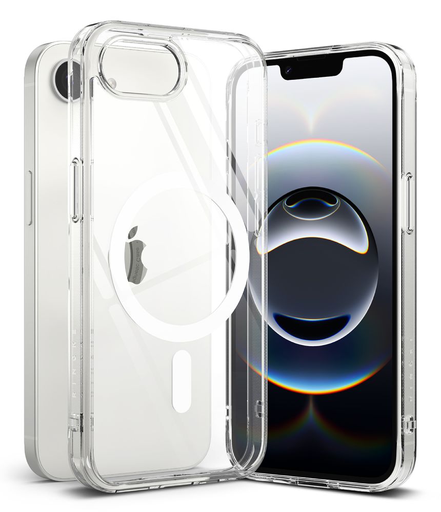 Ringke Fusion MagSafe Suojakuori iPhone 16:lle - kirkas
