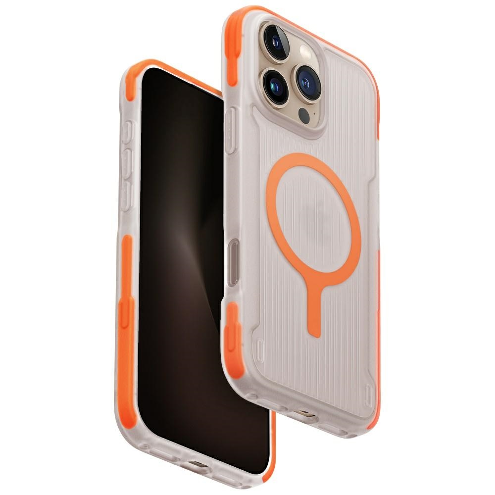 Uniq Combat Active Magclick Lataus Suojakuori iPhone 16 Pro Max:lle - Oranssi
