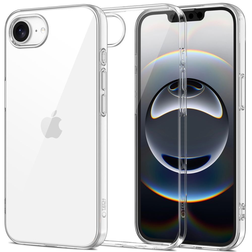 Tech-Protect FlexAir Suojakuori iPhone 16e / 17e:lle - Läpinäkyvä