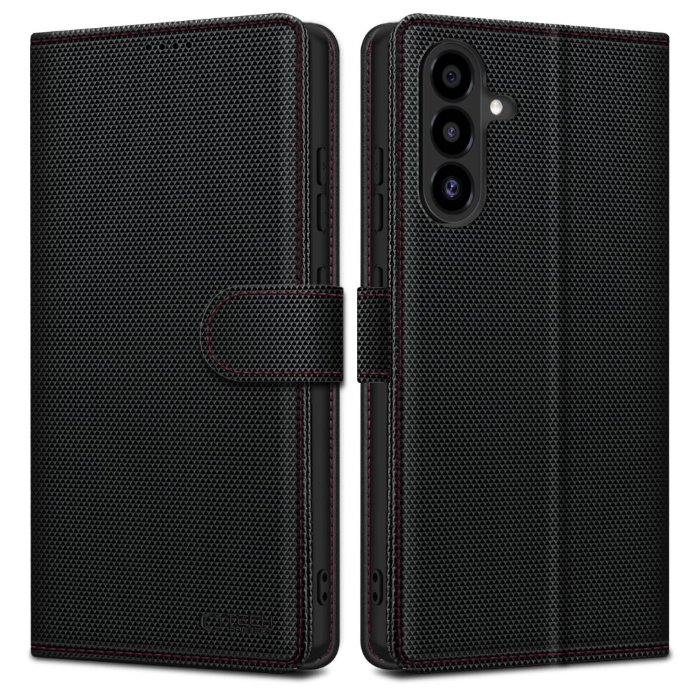 Tech-Protect Wallet RS Suojakuori Samsung Galaxy A56 5G:lle - Musta