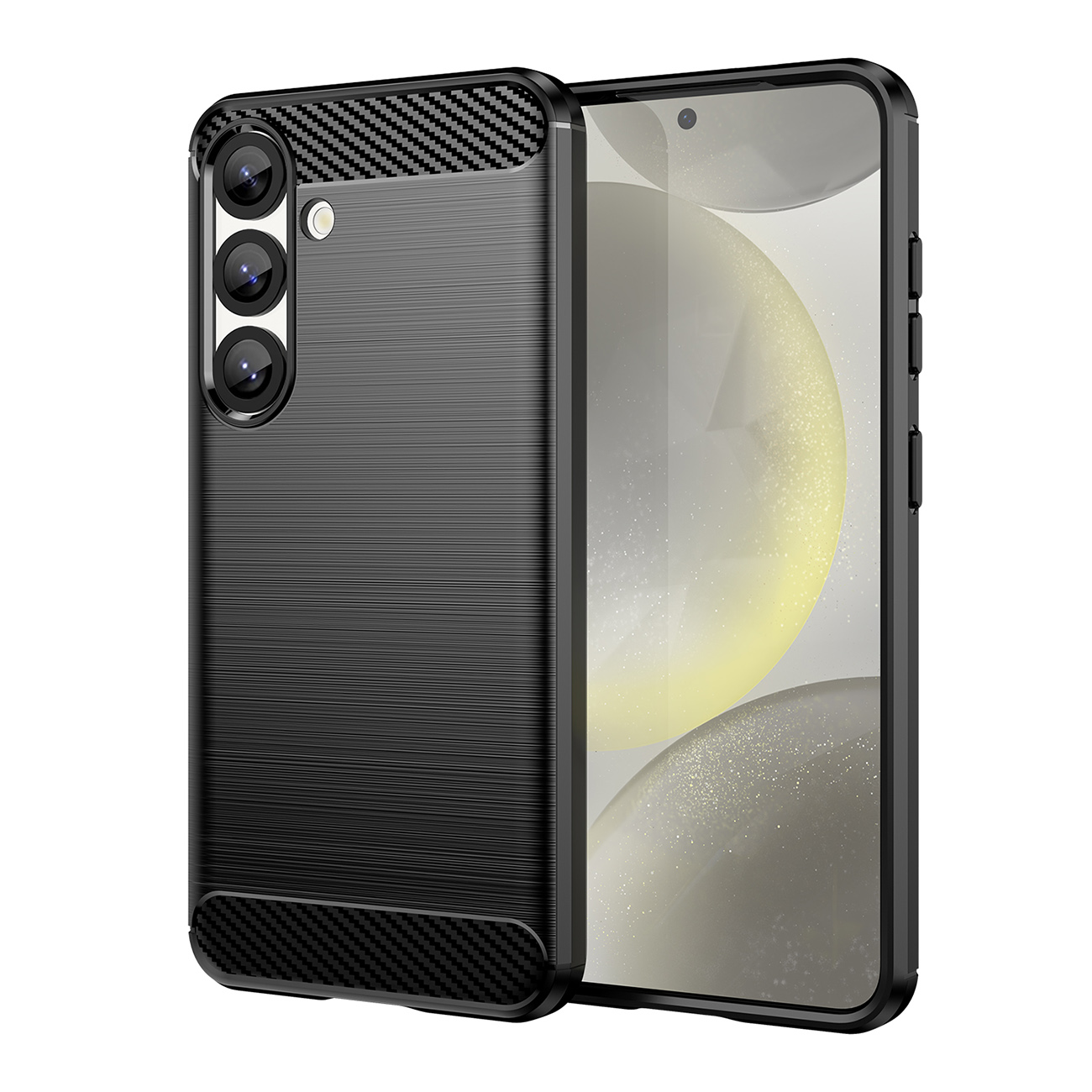 Carbon Suojakuori joustava silikoninen Xiaomi 14T Pro:lle - musta