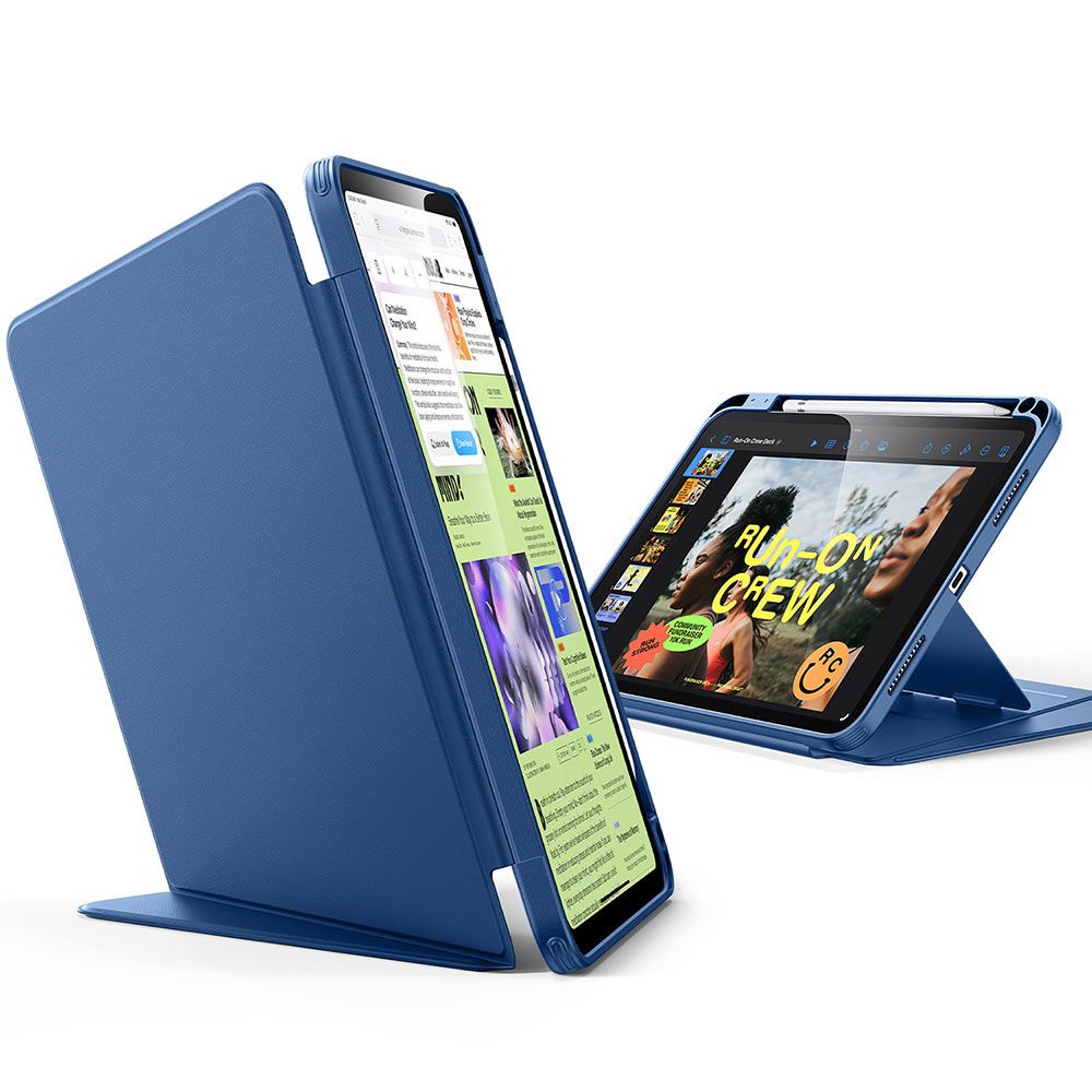 ESR Flip Hybrid Suojakuori iPad 10.9 2022 / iPad 11 2024:lle - sininen