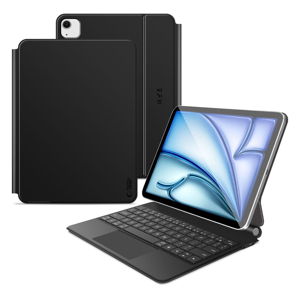 Tech-Protect Smartcase Magneettinen näppäimistolla iPad Air 10.9 (2020/2022) / 11 (2024/2025/2026):lle - musta