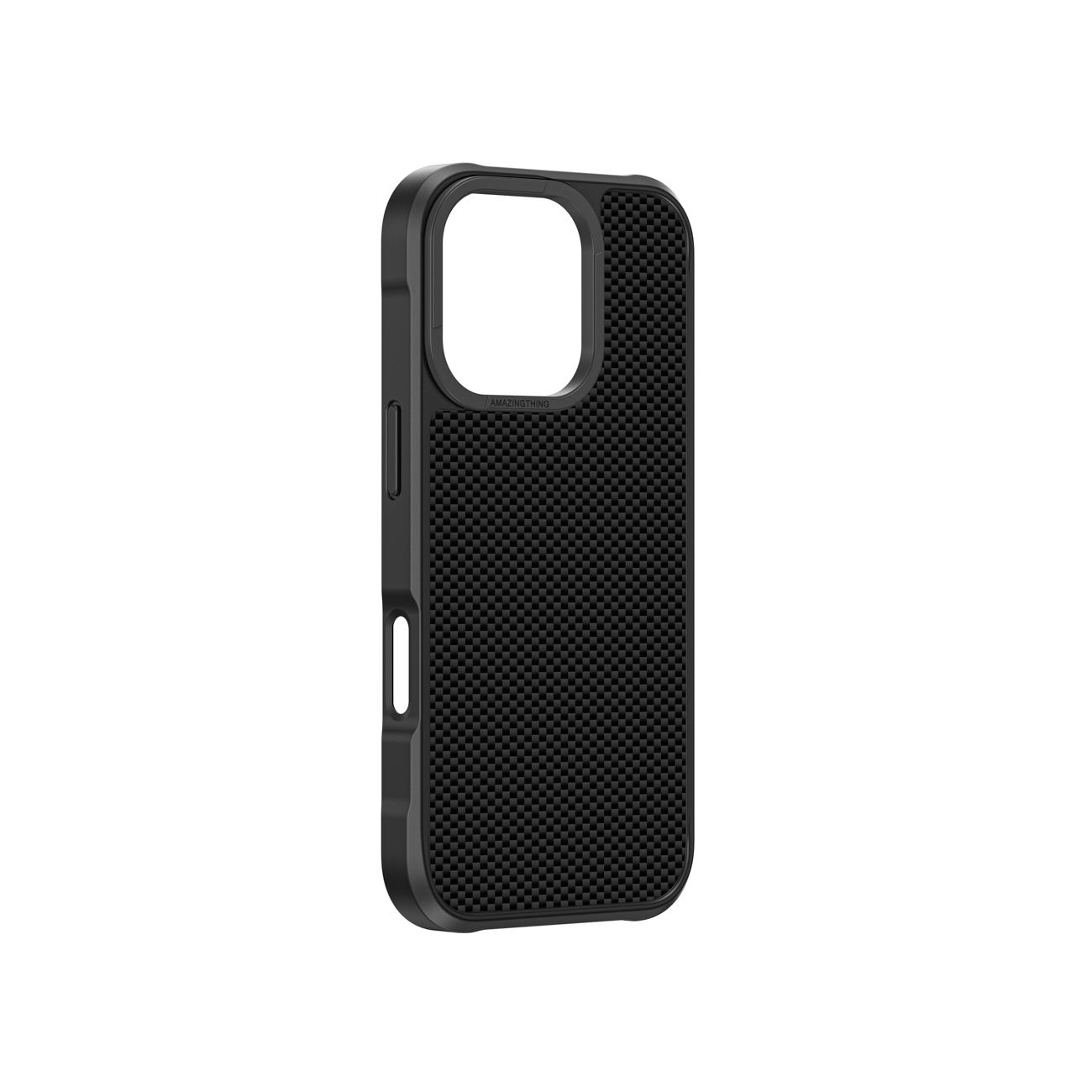 AmazingThing Titan Max Suojakuori 600D Aramid-kuiduilla iPhone 16 Pro:lle - musta