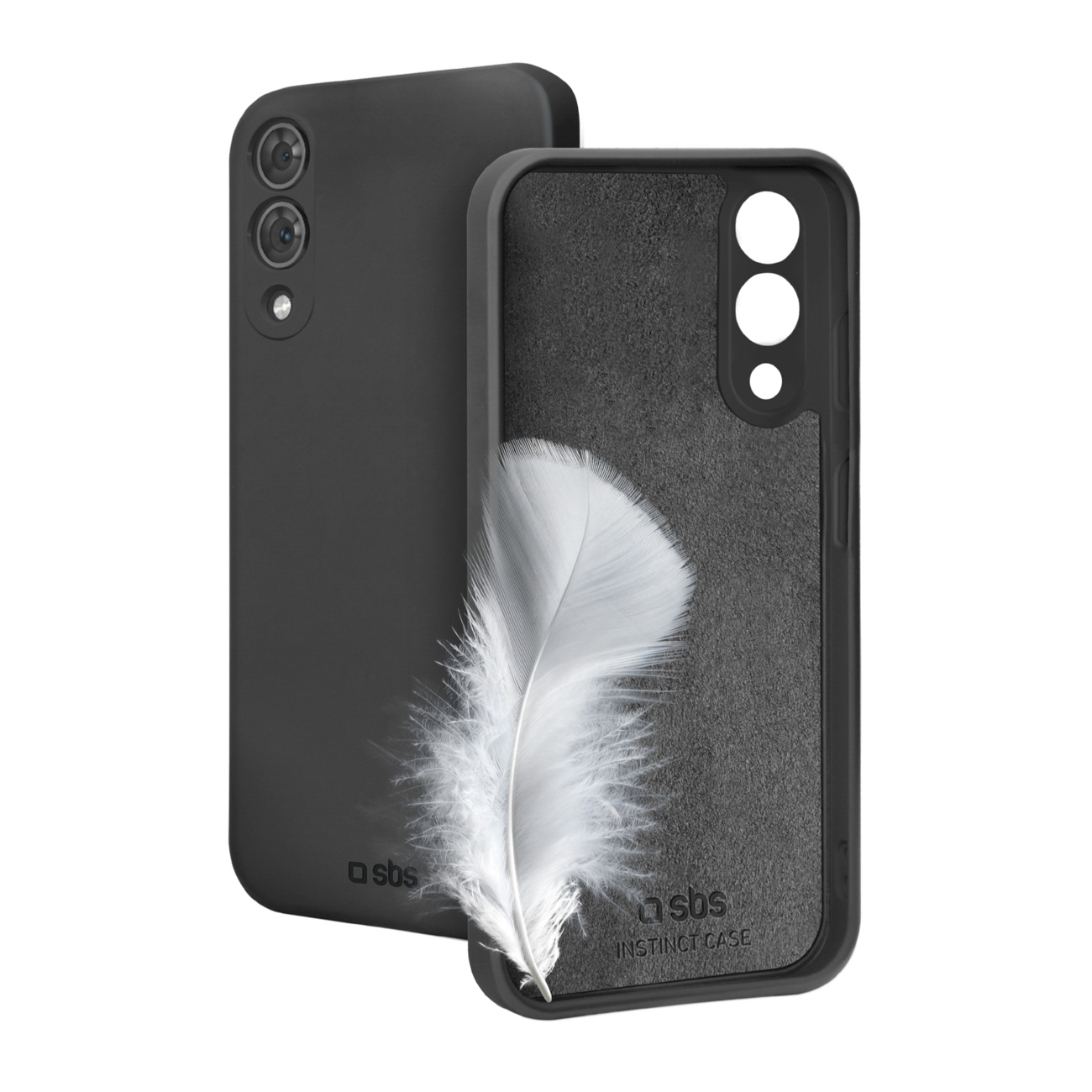 SBS Instinct Suojakuori Samsung Galaxy S25 Edge:lle - musta