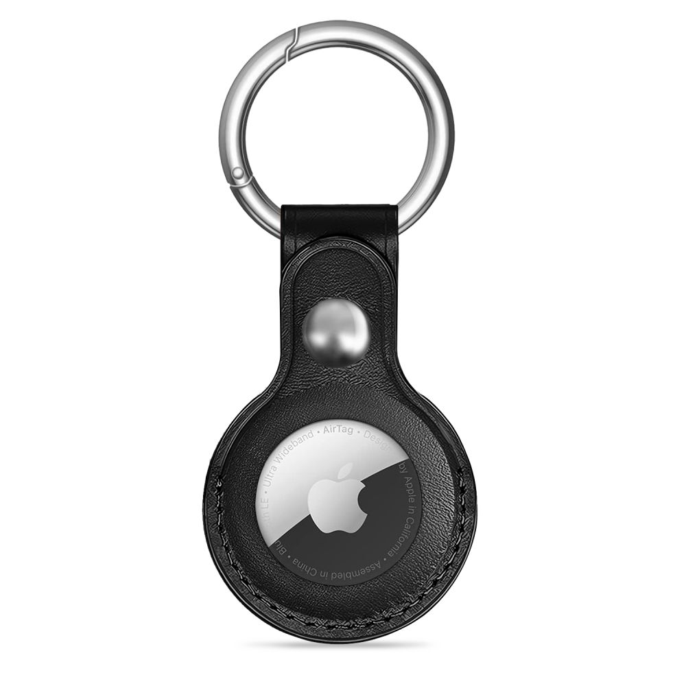 Tech-Protect NaturalFit Suojakuori Apple AirTag 1/2:lle - musta