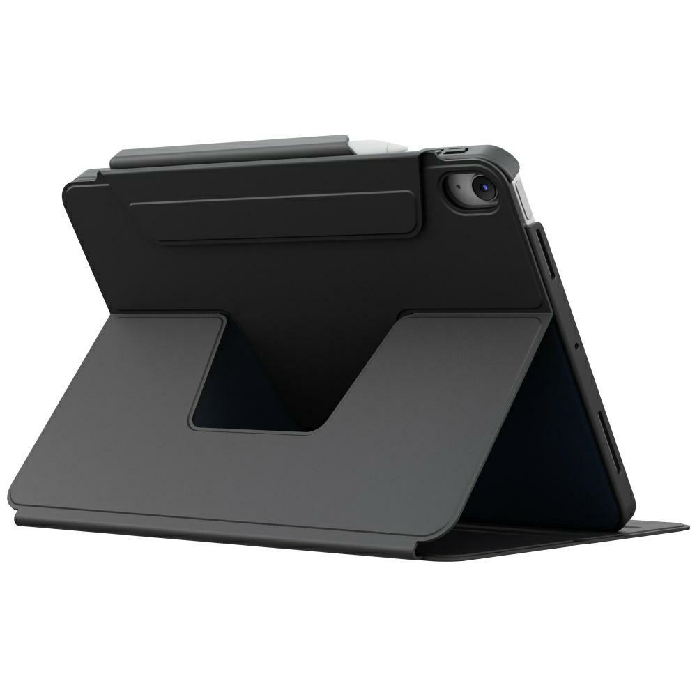 Uniq Rovus Snapmount Magneettinen 360 pyörivä irrotettava Suojakuori iPad Air 13 2024 / 2025 - musta