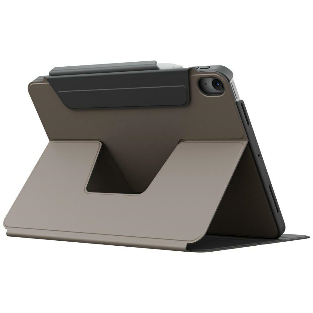 Uniq Rovus Snapmount Magneettinen 360 pyörivä irrotettava Suojakuori iPad Air 13 2024 / 2025 - harmaa