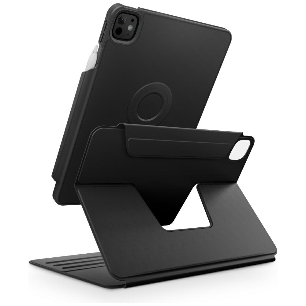 Uniq Rovus Snapmount Magneettinen 360 pyörivä irrotettava Suojakuori iPad Pro 11 2024 (5. sukupolvi) - musta