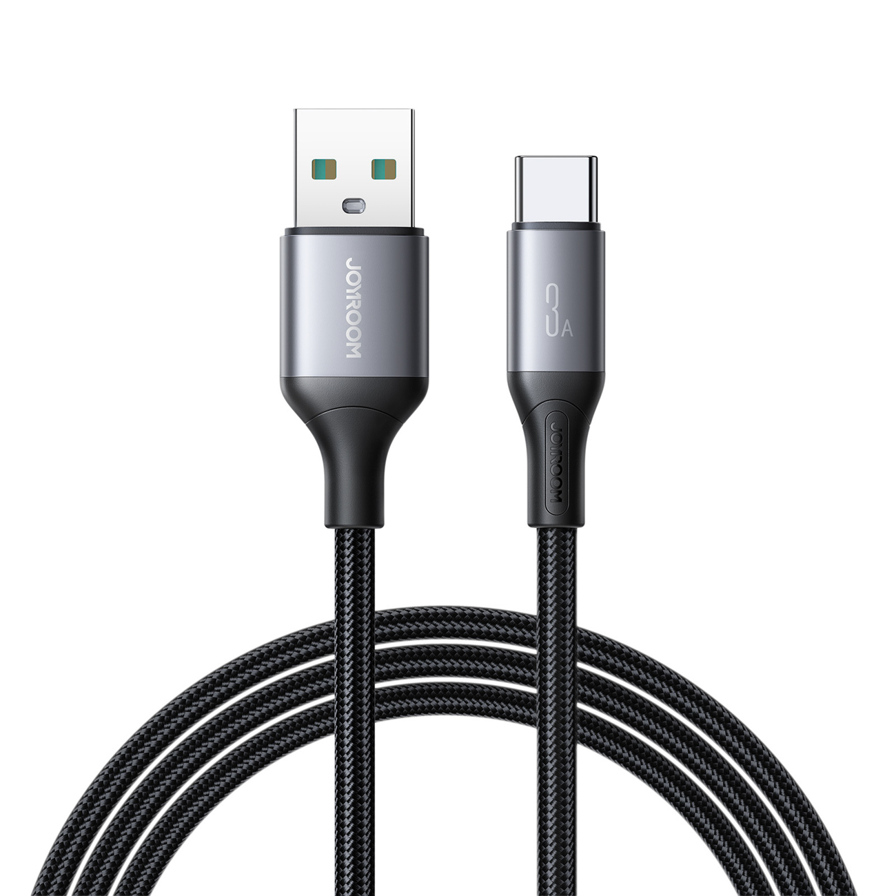 Joyroom S-A28 Flash Series 3A USB-A - USB-C Kaapeli 2m - Musta
