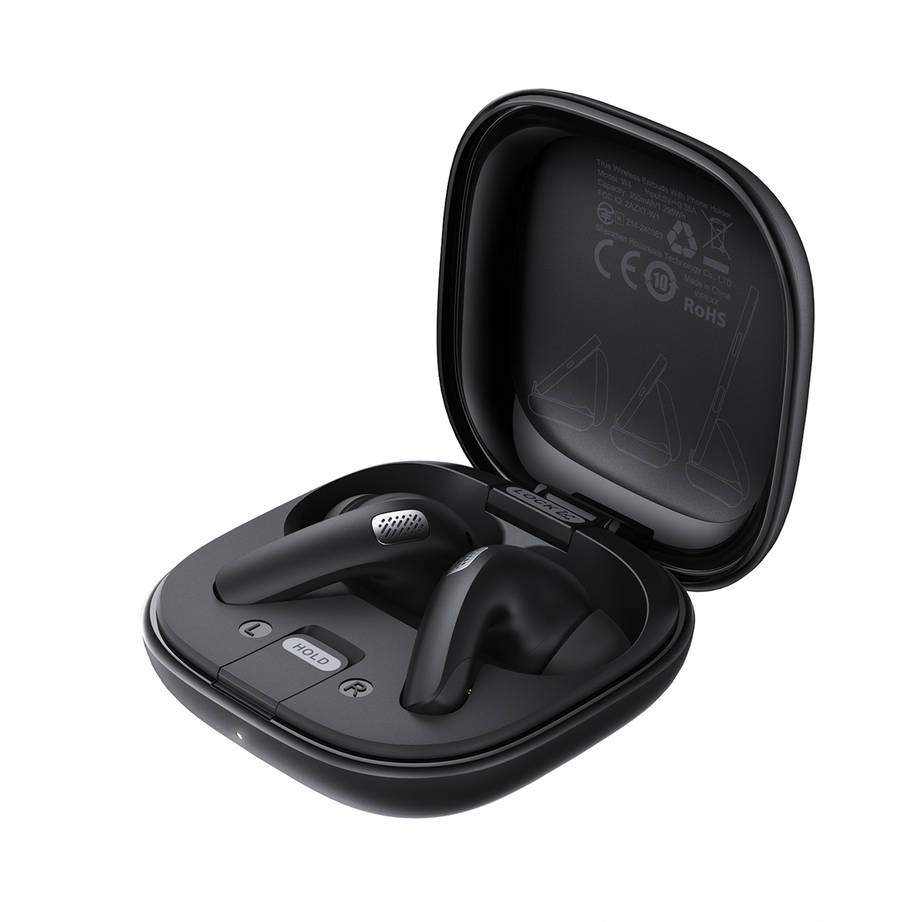 Acefast W4 TWS langattomat in-ear-kuulokkeet puhelintukitoiminnolla - musta