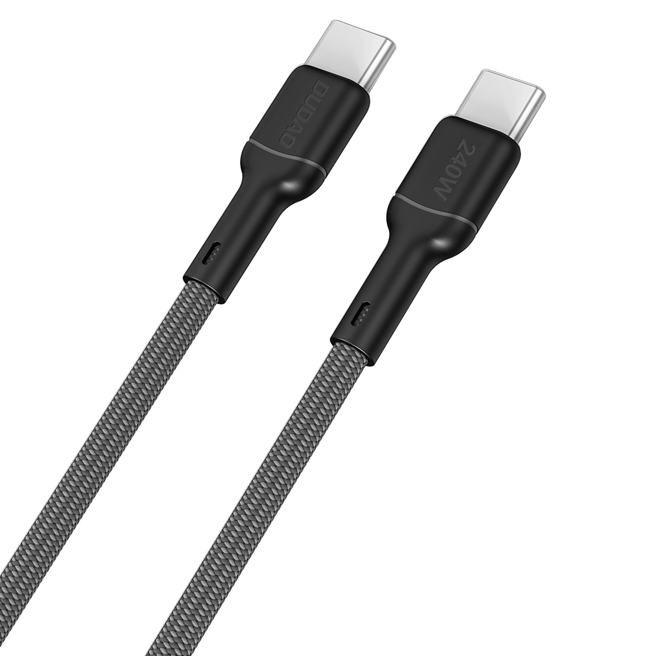Dudao L9C Max 240W PD USB-C - USB-C 2m Kaapeli - Musta