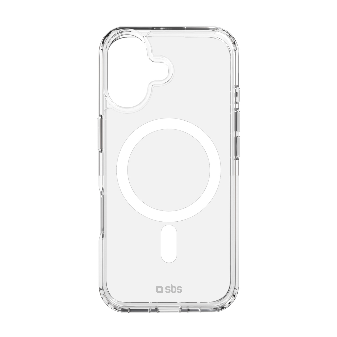 SBS Extreme Mag Suojakuori D3O-teknologialla iPhone 17:lle - läpinäkyvä