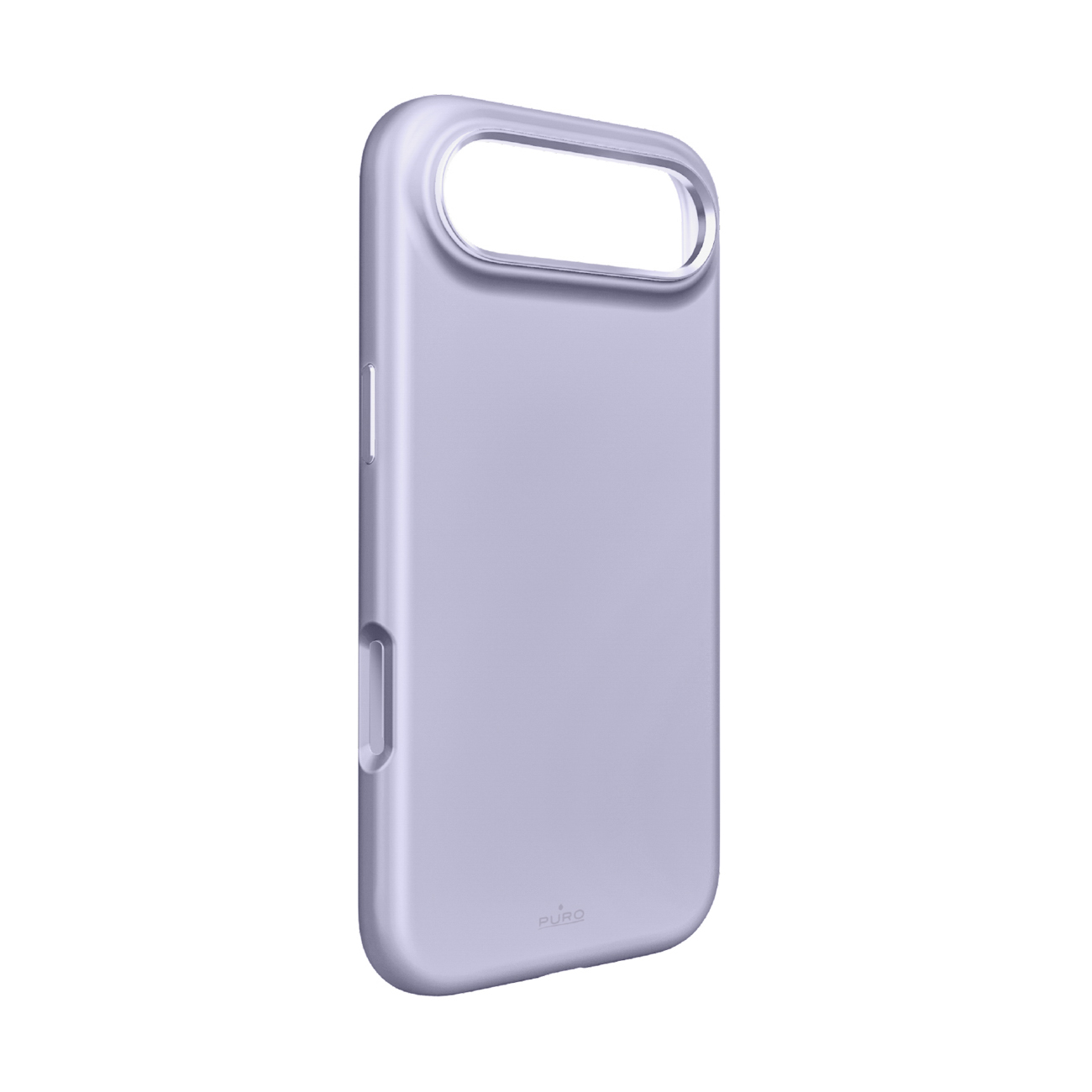 Puro Icon Mag Pro nestesilikoninen Suojakuori iPhone 17 Air:lle, MagSafe -yhteensopiva, kamerasuojauksella ja alumiinipainikkeilla - vaaleanpunainen