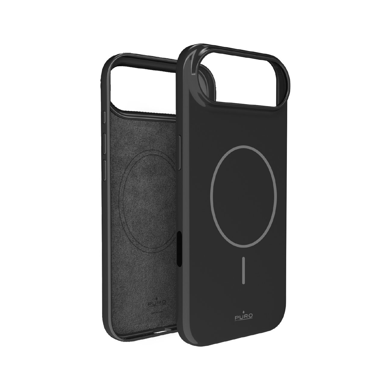 Puro Pulse polykarbonaatti suojakuori iPhone 17 Air:lle - musta