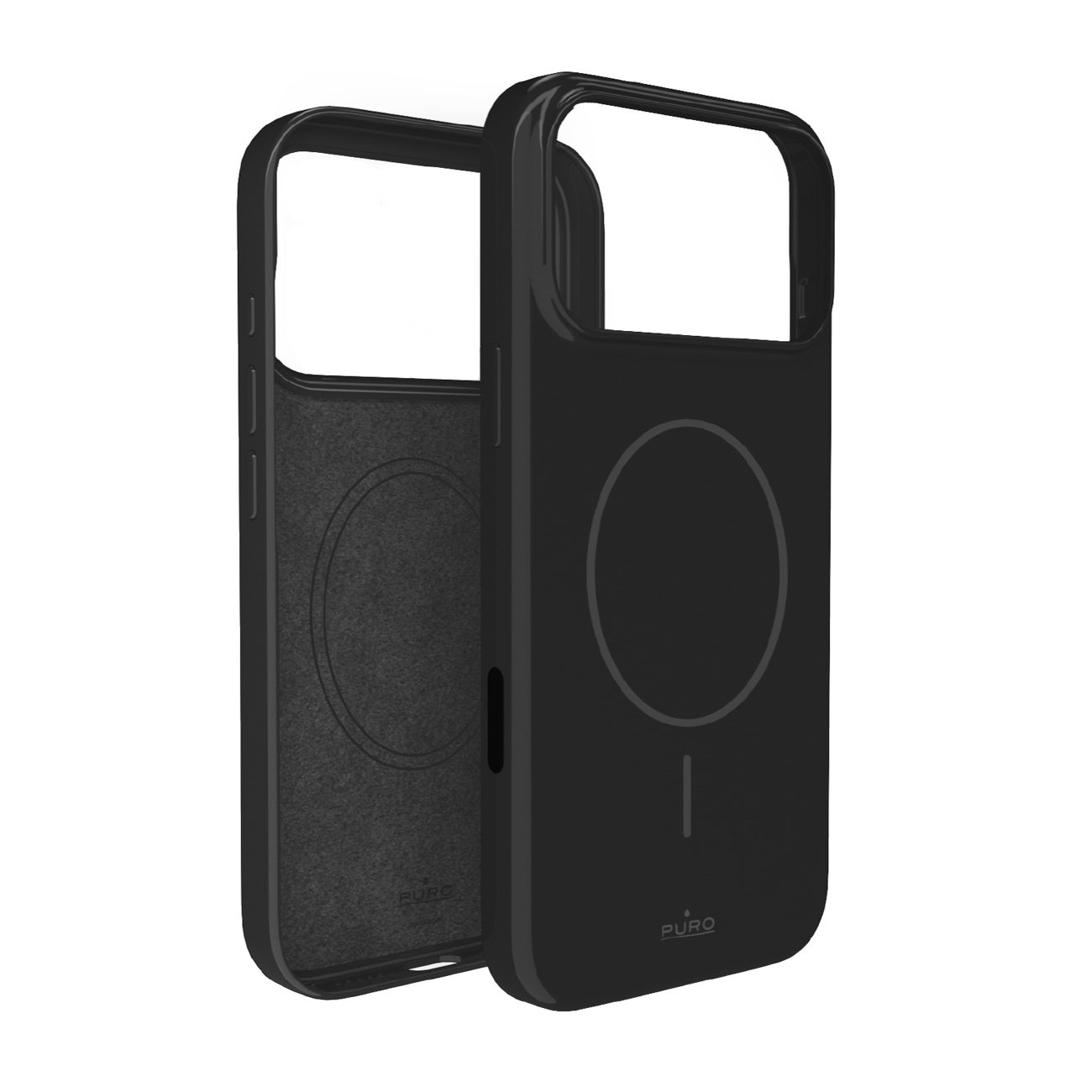 Puro Pulse polykarbonaatti suojakuori iPhone 17 Pro:lle - musta