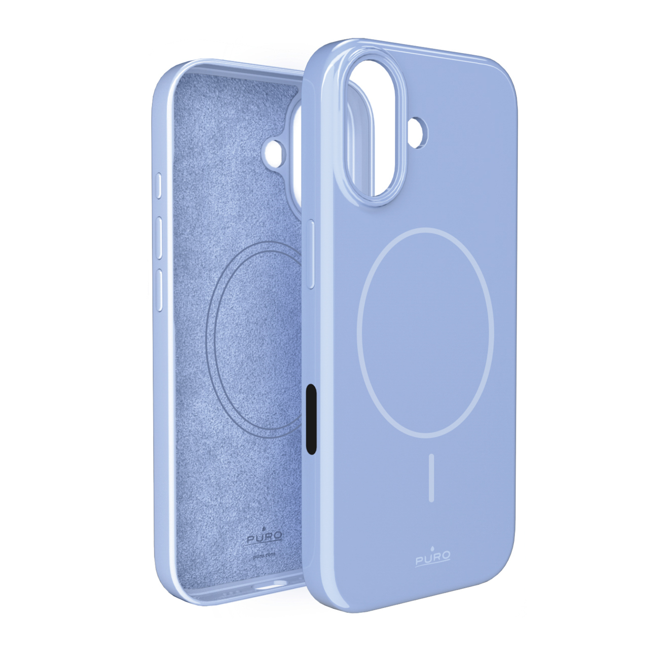 Puro Pulse iPhone 17 polykarbonaatti suojakuori - sininen