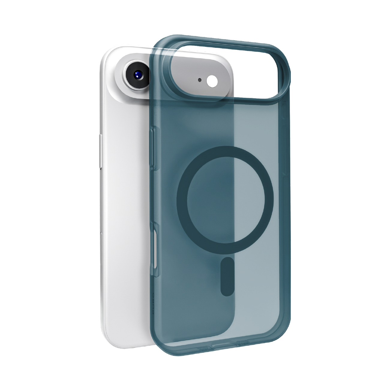 Puro Daylight MagSafe-yhteensopiva silikoninen suojakuori iPhone 17 Air:lle - läpikuultava turkoosi