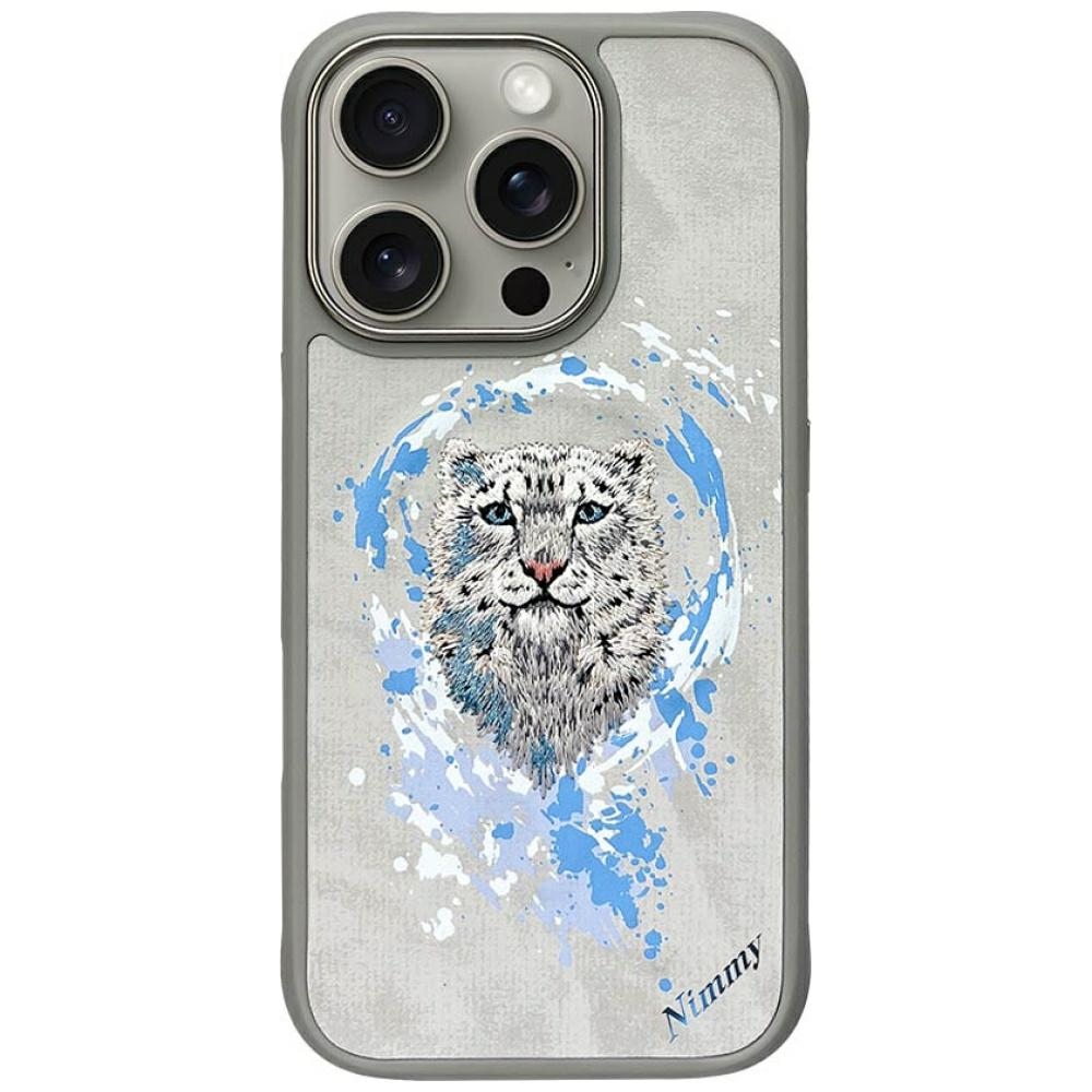 Nimmy Pantera MagSafe Suojakuori iPhone 16 Pro:lle - harmaa