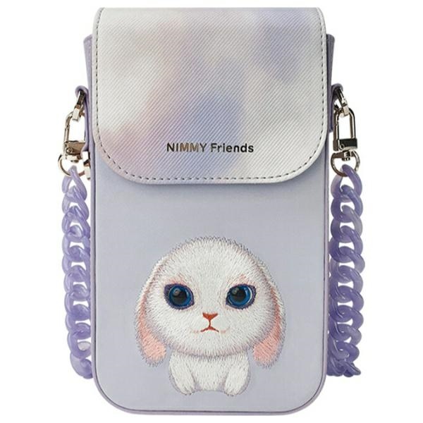 NIMMY puhelinlaukku BIG EYED PET 2.0 Pupu violetti