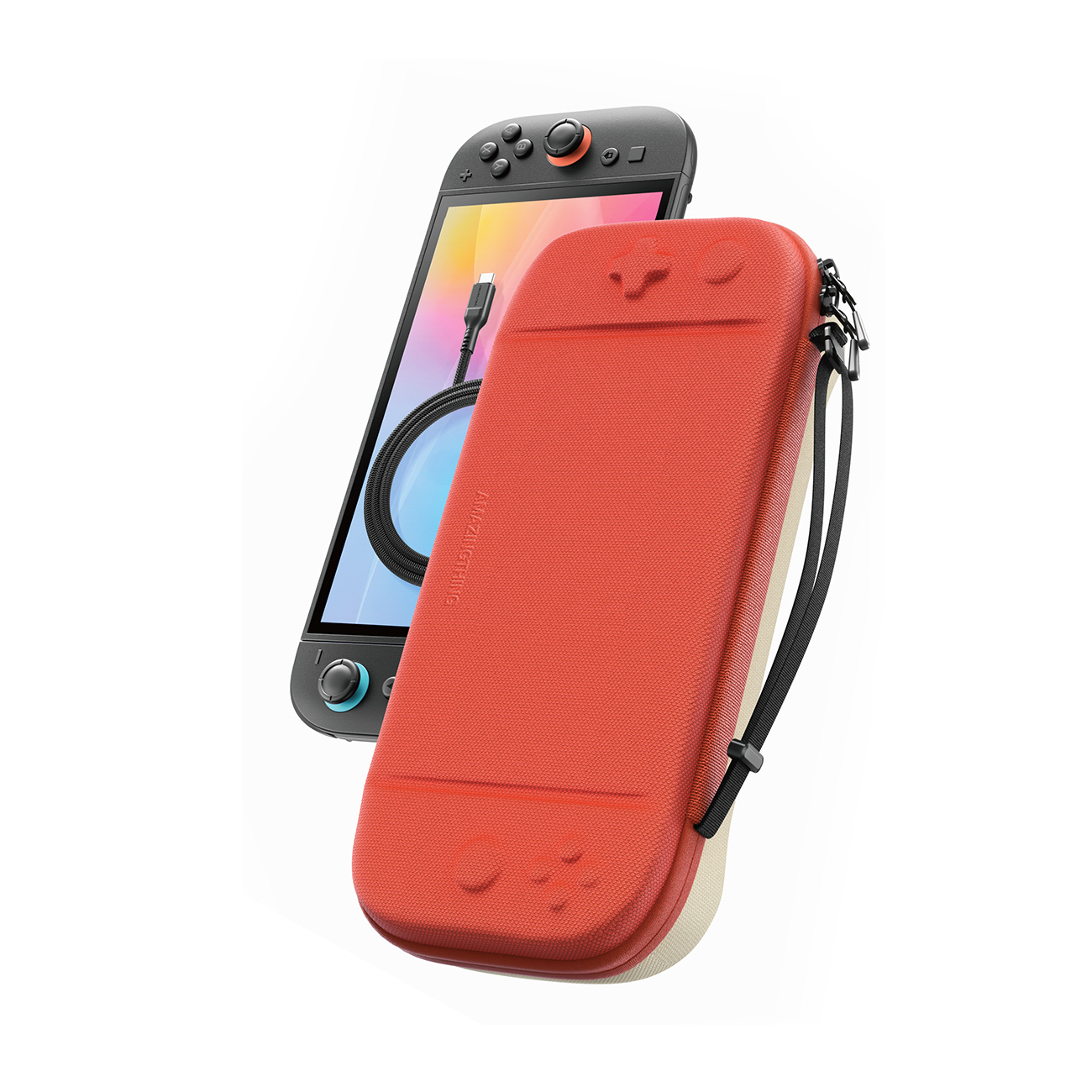 AmazingThing PlayShield EDC suojaava Suojakuori Nintendo Switch 2:lle - punainen