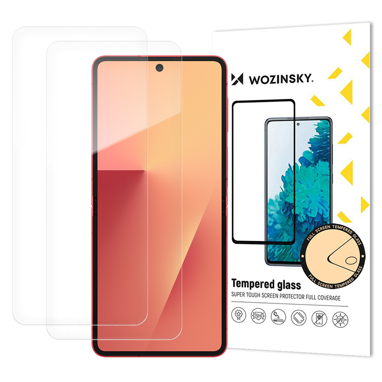 Wozinsky TPU Full Body Näytönsuoja Samsung Galaxy Z Flip 7:lle, 2 kpl setti
