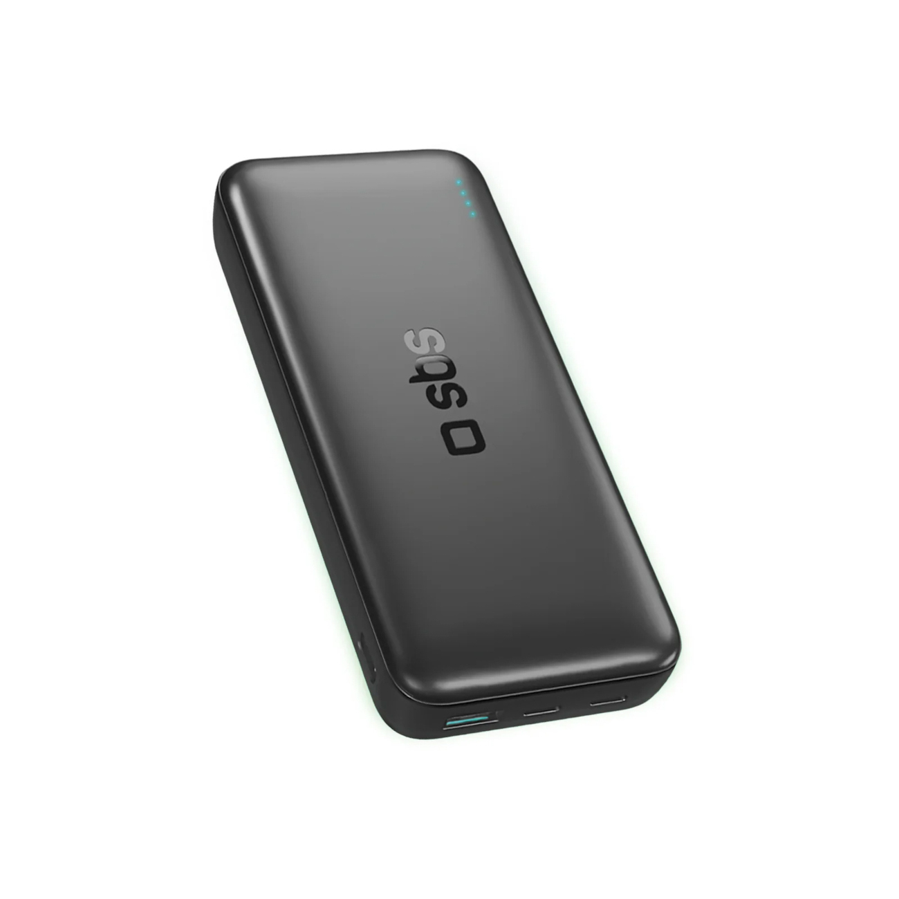 SBS Infinity Power Bank 20000mAh 10W LiFePo₄ USB-A USB-C - musta