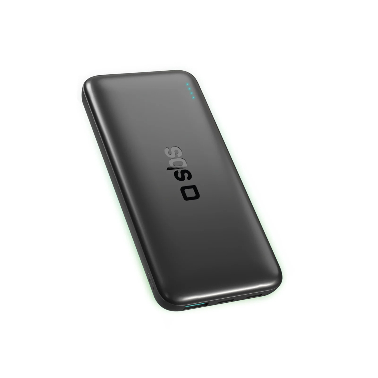 SBS Infinity Power Bank 10000mAh 10W LiFePo₄ USB-A USB-C - musta