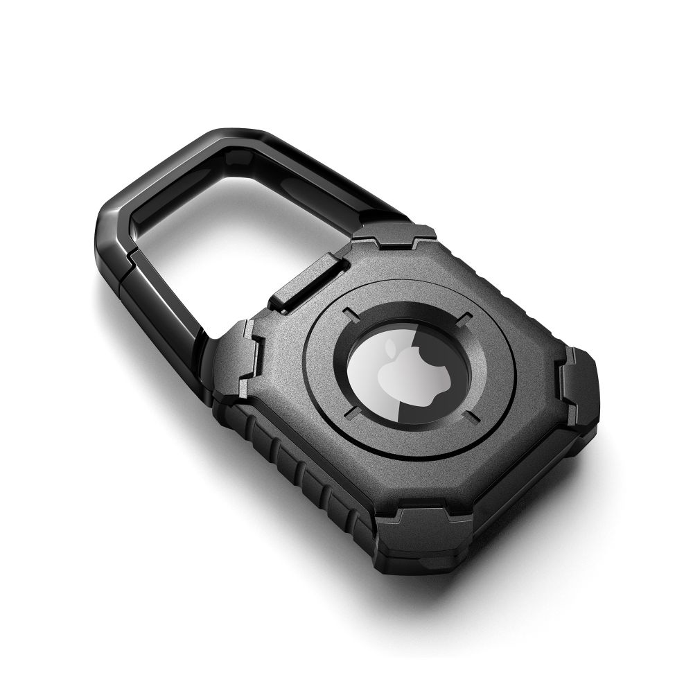 Tech-Protect Kevlar Suojakuori Apple AirTag 1/2:lle - Musta